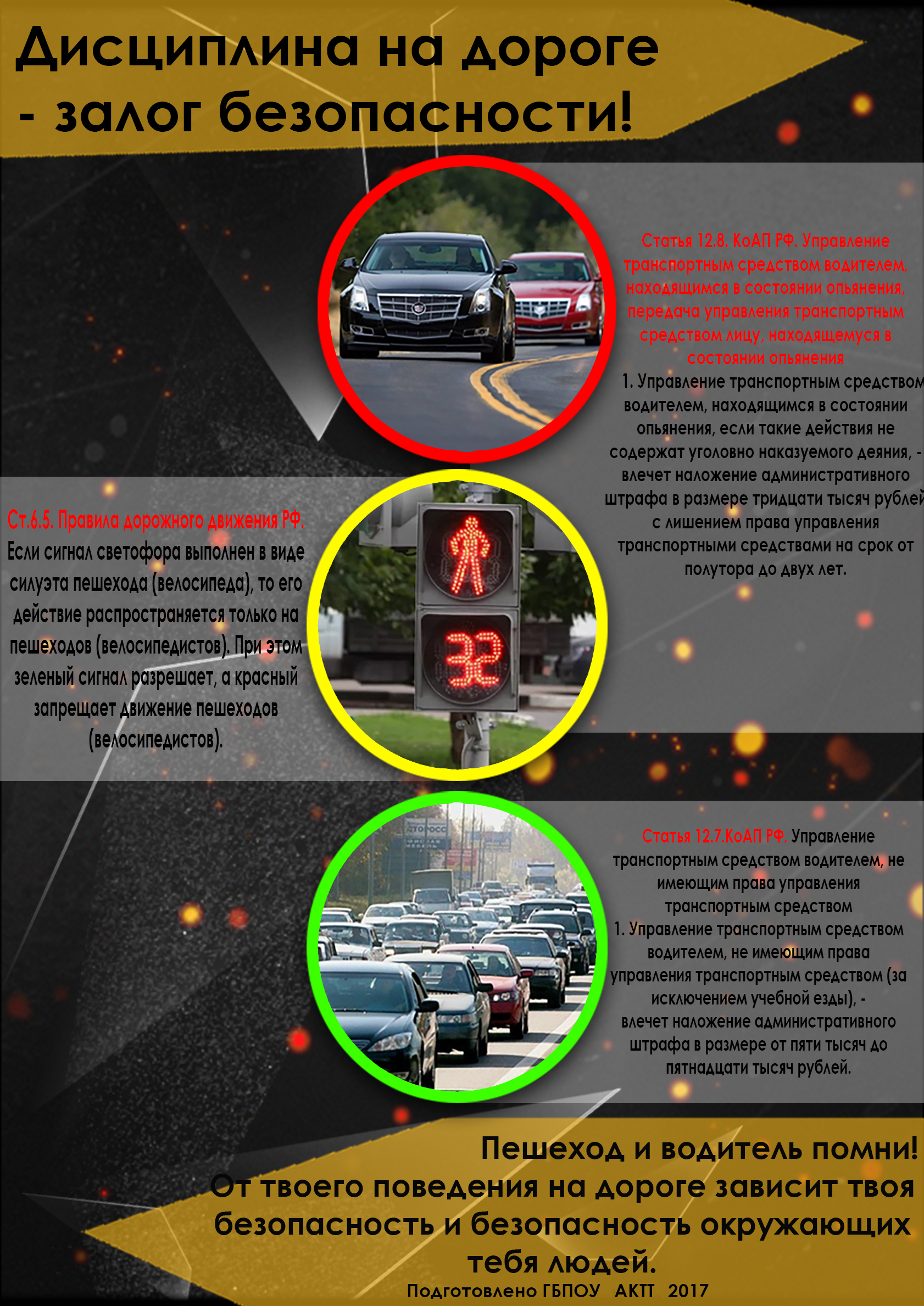Памятка о ПДД